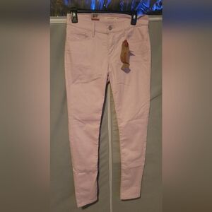 Levi's Women's Skinny Jeans in Light Pink